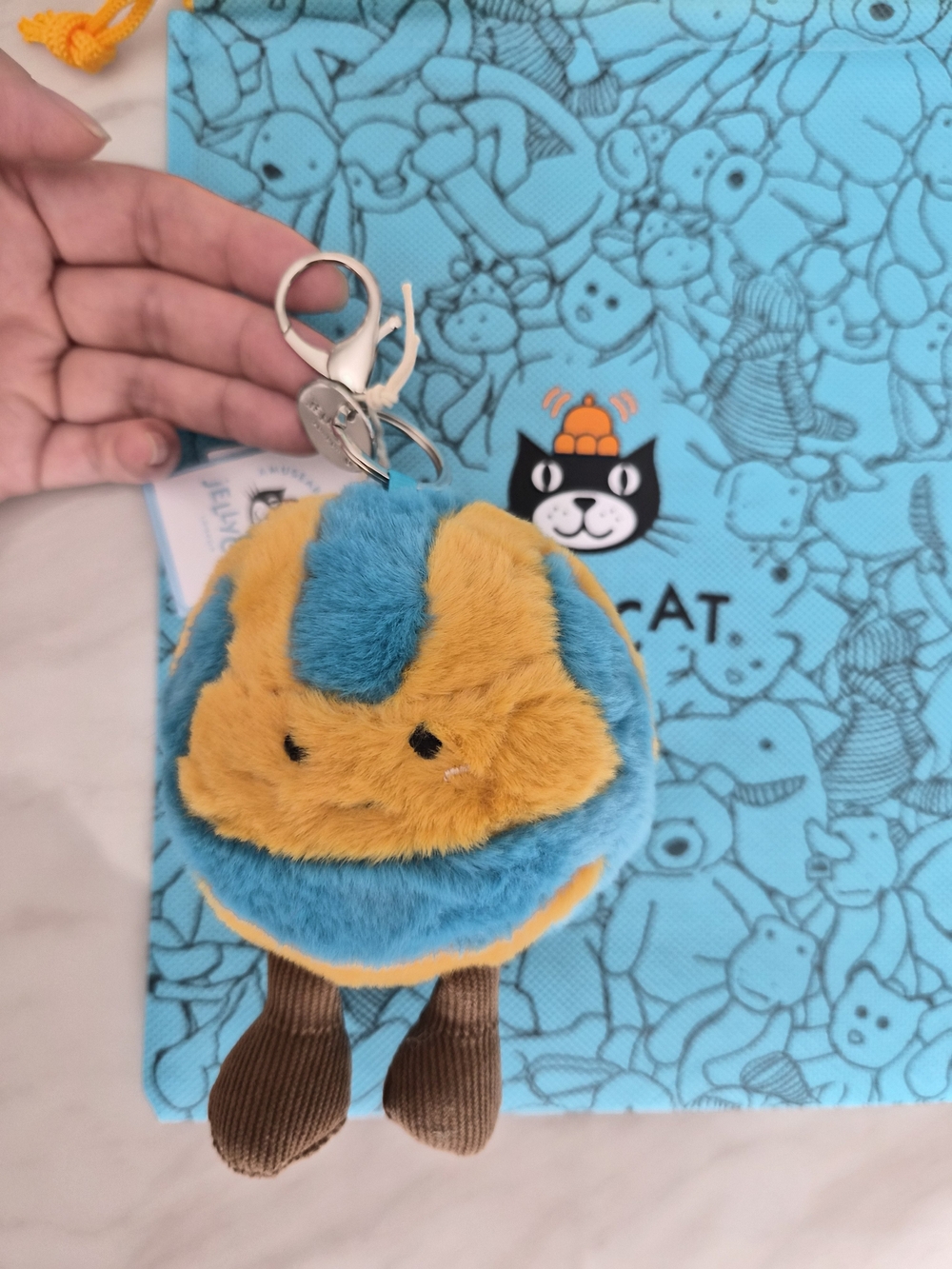 Jellycat Beach Volleyball Bag Charm